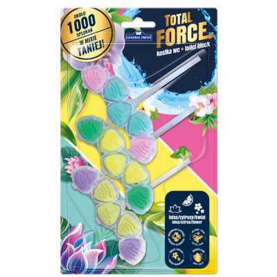 Kostka do WC Total Five Force Mix 5x 8 g General Fresh