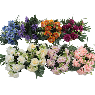 Bukiet kamelii 12 kwiatów 48 cm mix