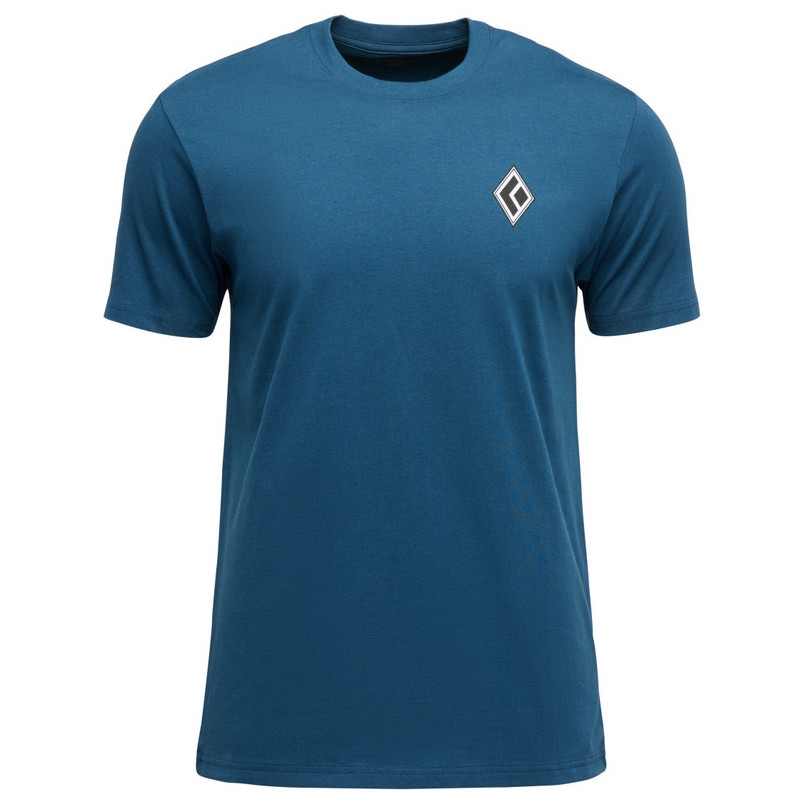 Koszulka męska Black Diamond M Heritage Alpinist Ss Tee Rozmiar: XL / Kolor: niebieski