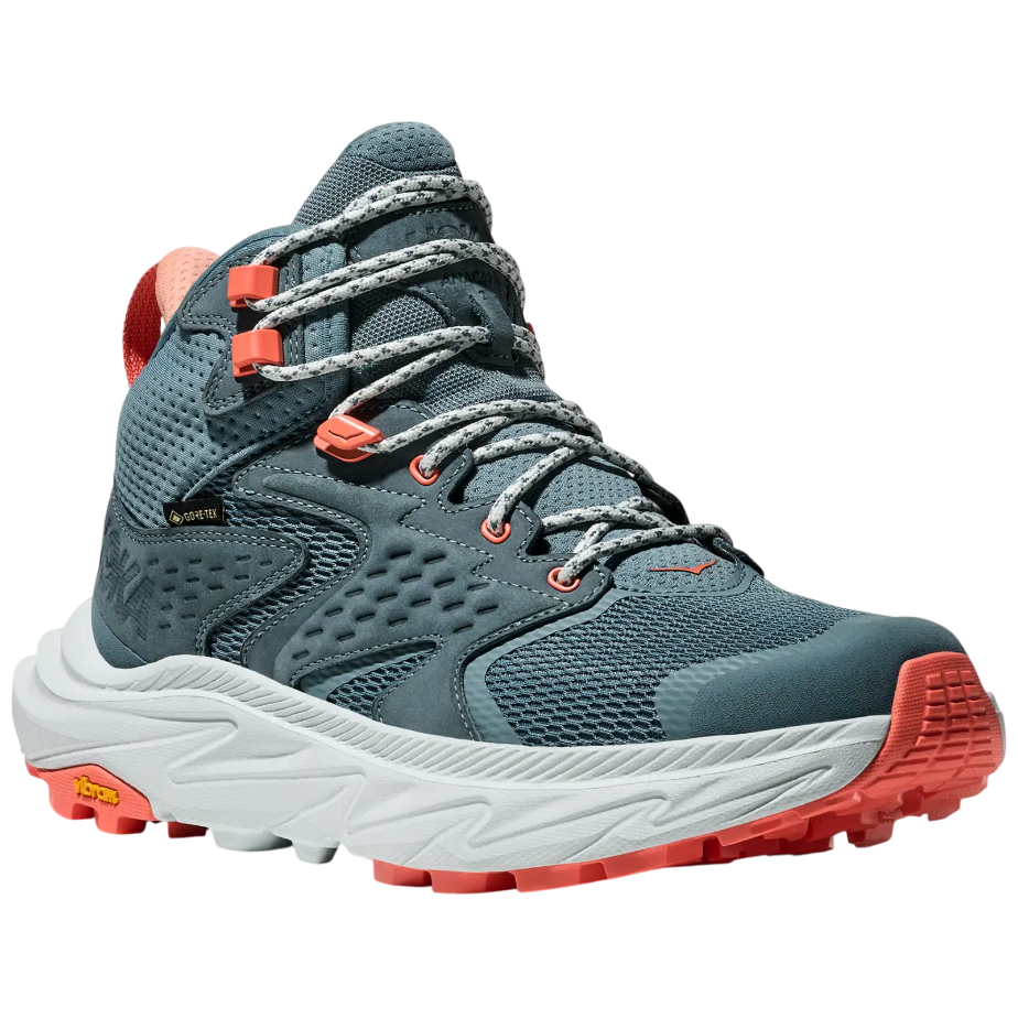 Buty damskie Hoka W Anacapa 2 Mid Gtx Rozmiar butów (UE): 38 2/3 / Kolor: niebieski/pomarańczowy