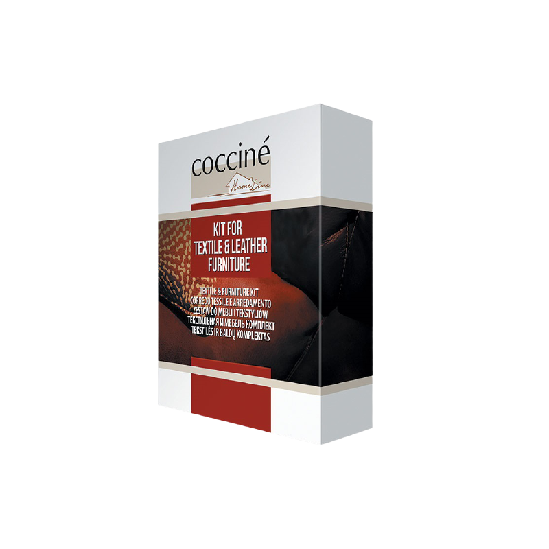 Zestaw do tekstyliów i tapicerki domowej - COCCINE KIT FOR TEXTILE&LEATHER FURNITURE