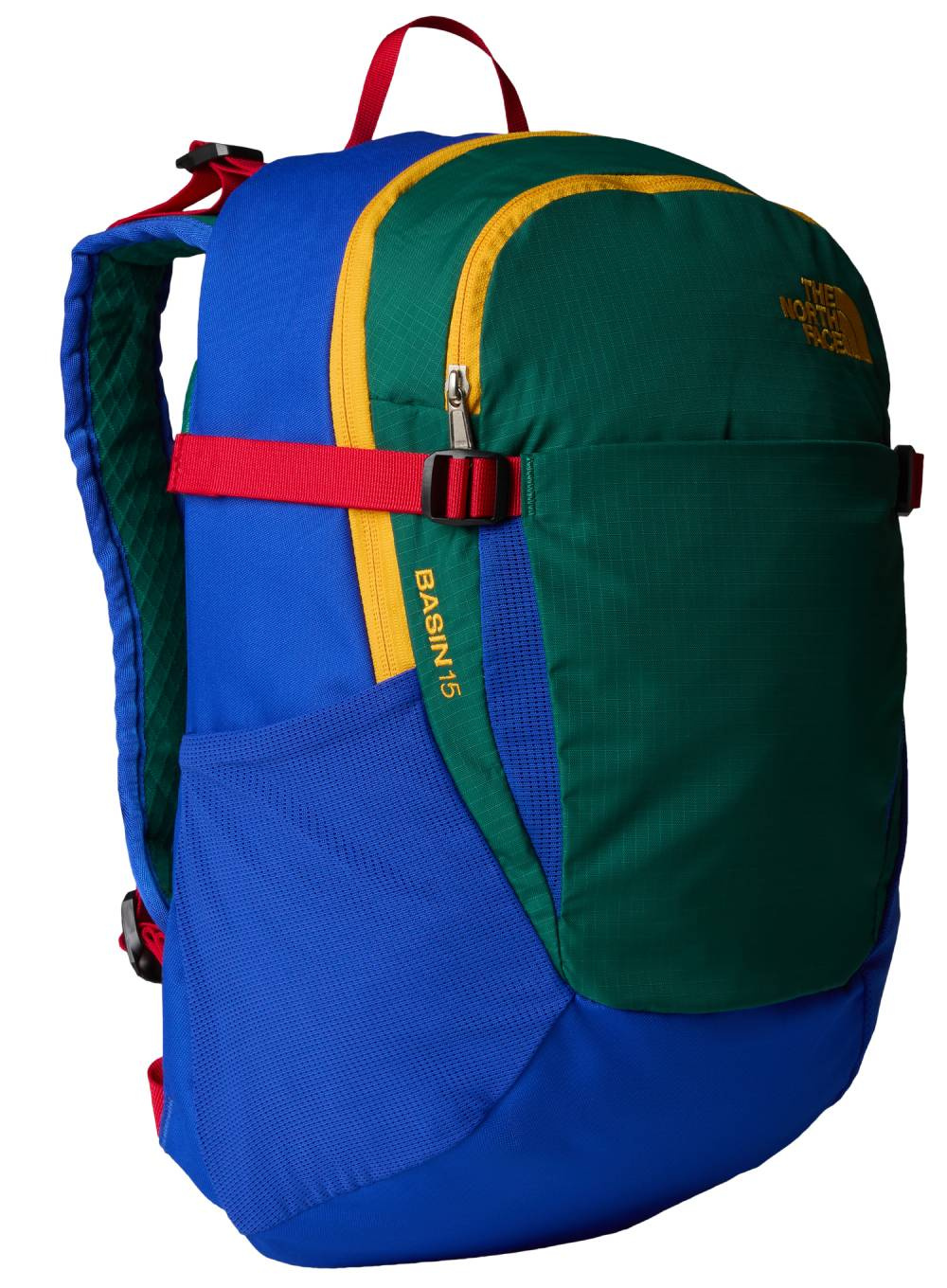 Plecak dzienny The North Face Basin 15 - tnf green / tnf blue