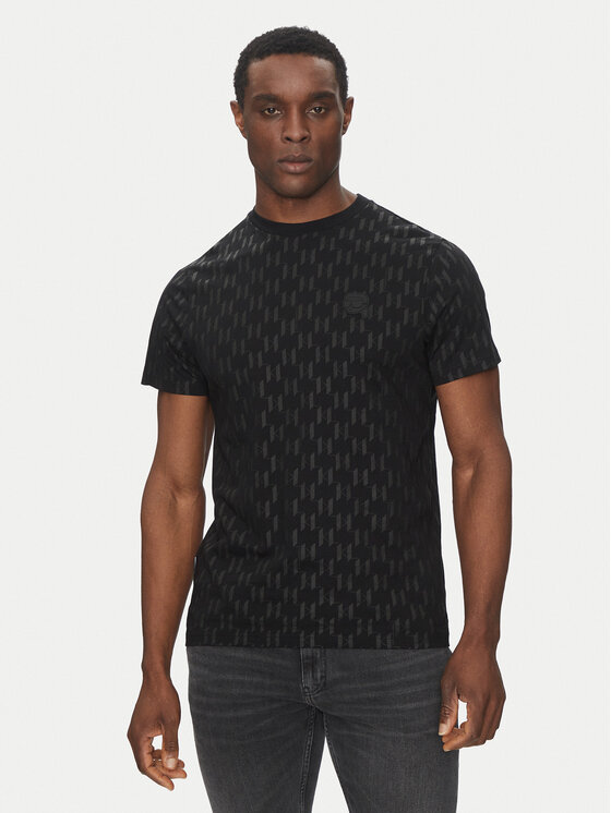 KARL LAGERFELD T-Shirt 755074 552251 Czarny Regular Fit