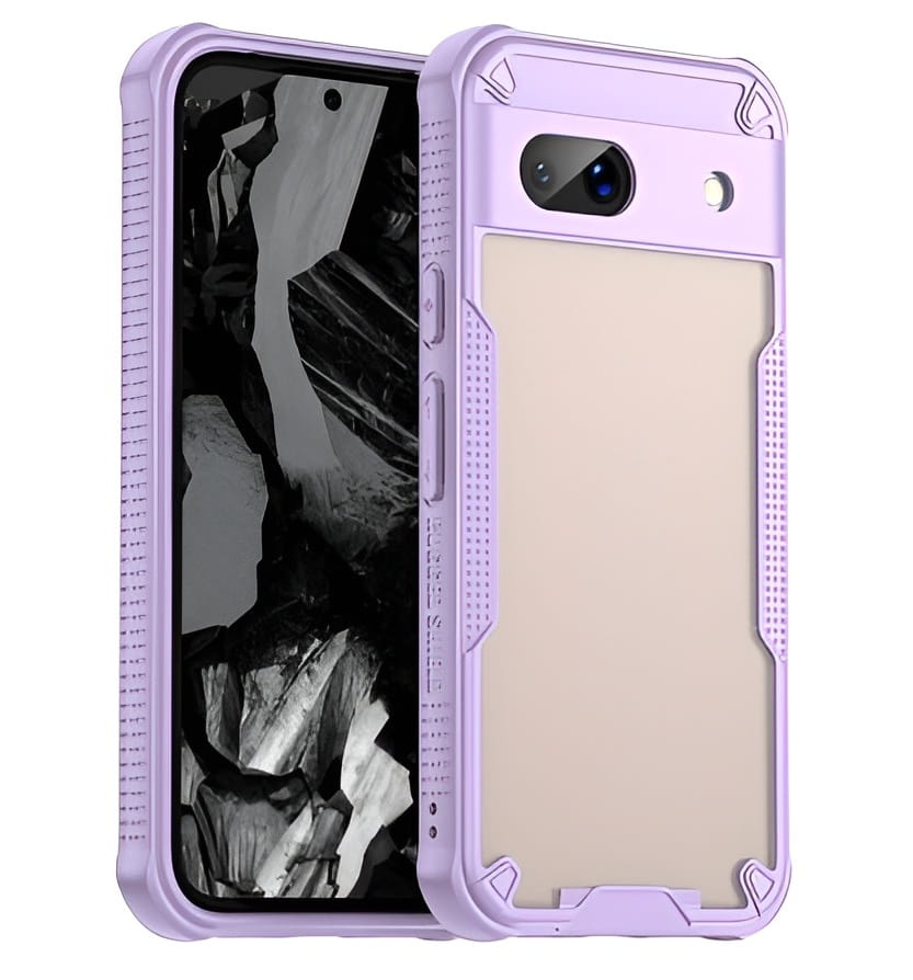 Etui Rugged Shield Case do Google Pixel 8a - Fioletowy