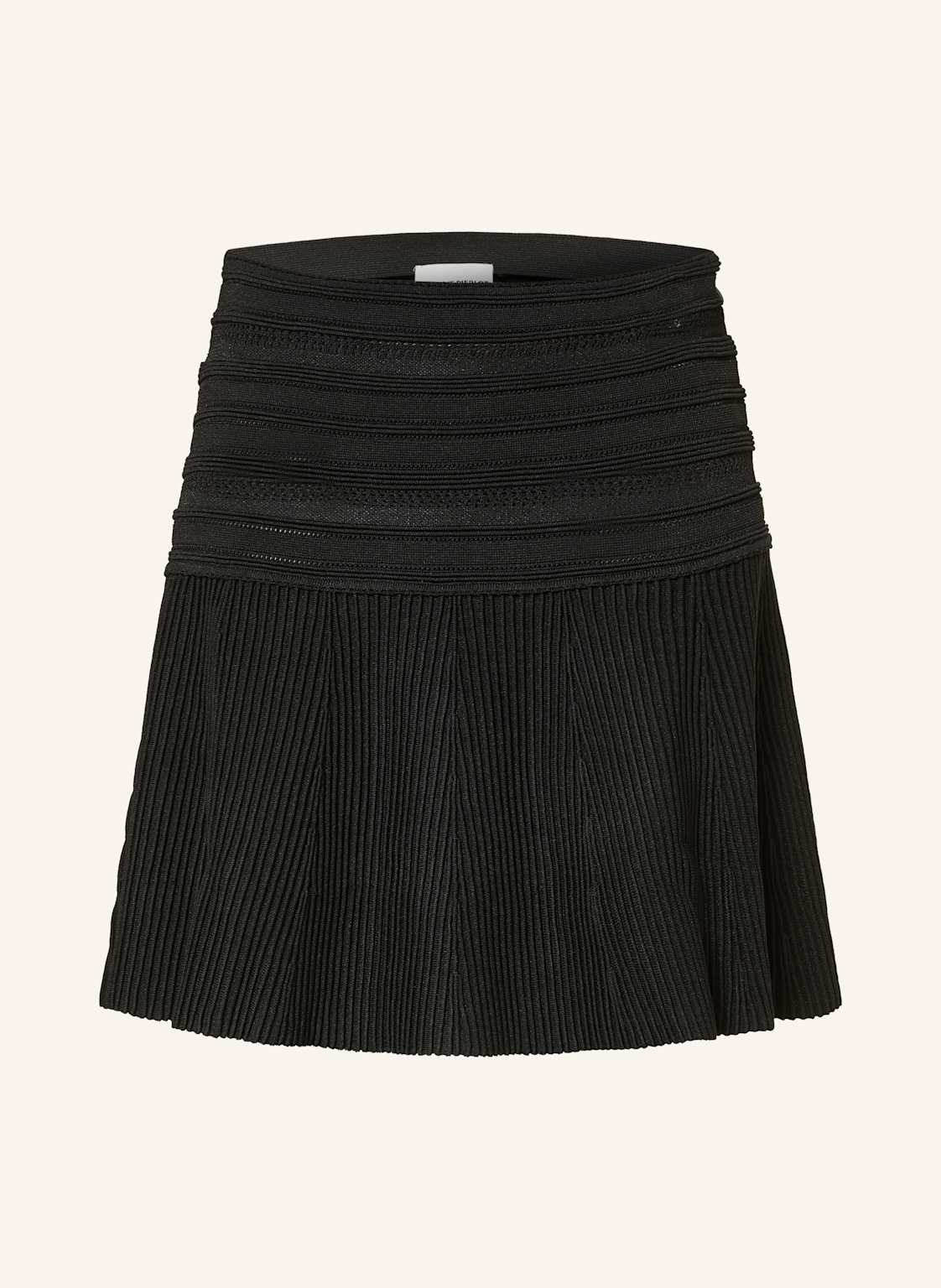 Claudie Pierlot Spódnica Z Dzianiny schwarz