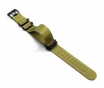 LUMINOX, PARCIANY PASEK TELESKOPY, PODWÓJNE ZAPIĘCIE ZIELONY, KHAKI 22MM