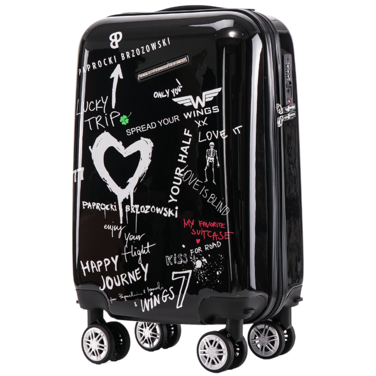 Walizka kabinowa mała Wings x Paprocki Brzozowski GOLDCREST - 18