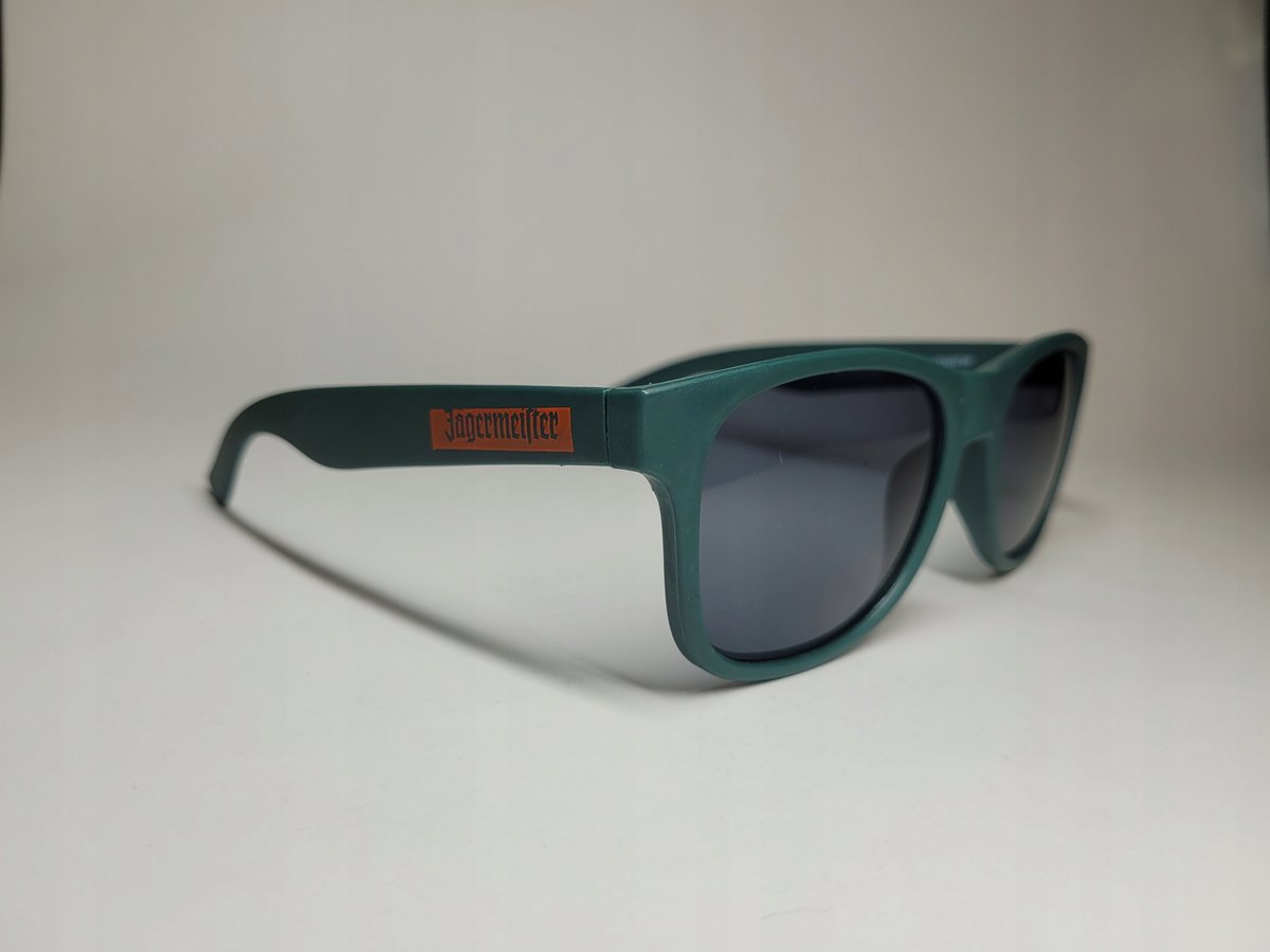 JAGERMEISTER okulary przeciwsłoneczne filtr cat 3 z recyklingu UNIKAT NOWE