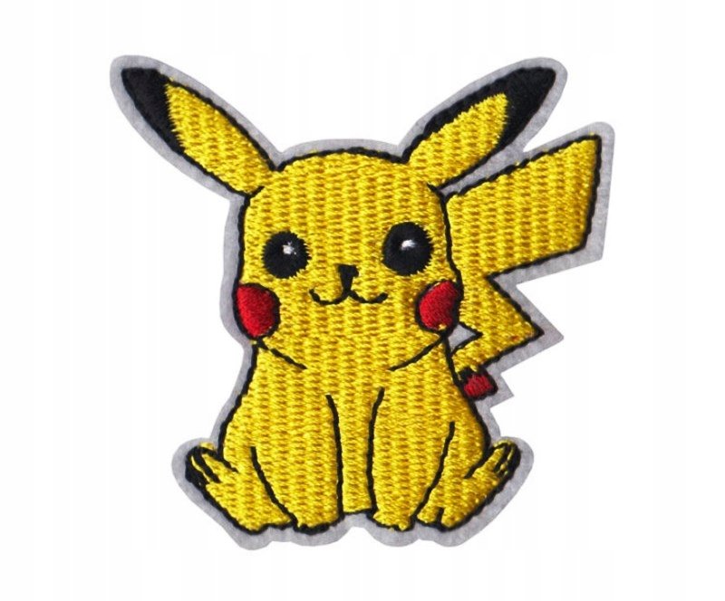 Naszywka Termo Haftowana, Łatka, Patka - Pokemon Pikachu