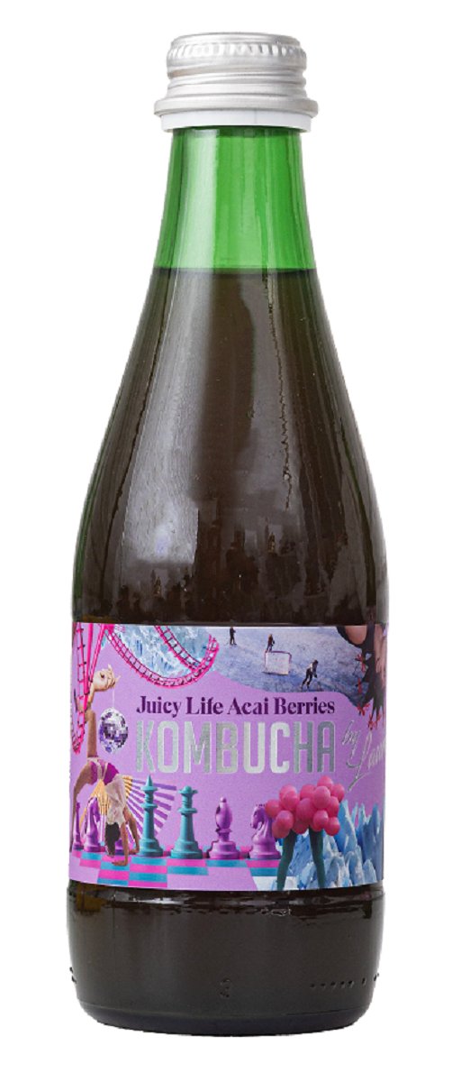 Kombucha O Smaku Jag��d Acai (juicy Life Acai Berries) BIO 330 ml - Kombucha BY Laurent