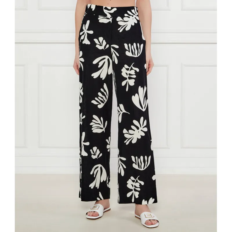 Marella Lniane spodnie ANTIOPE Relaxed fit