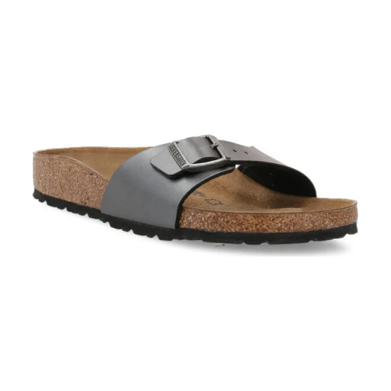 Birkenstock Klapki Madrid BF | z dodatkiem skóry