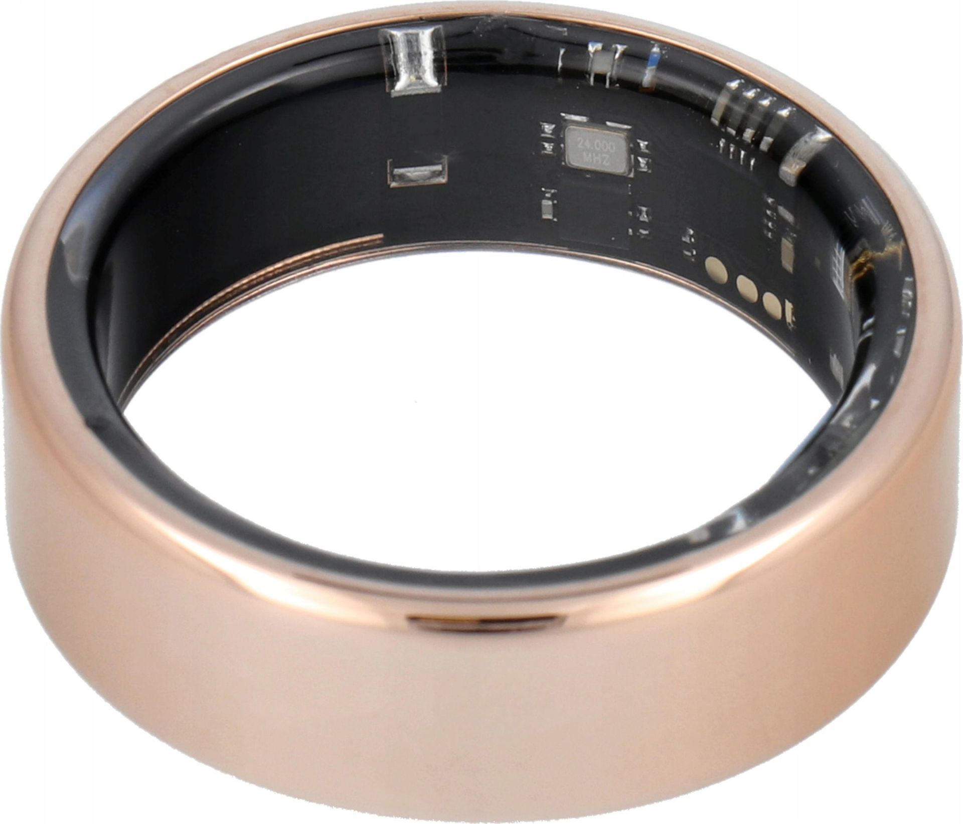 Smartwatch OEM Smart Ring R11M- inteligentny pierścień ze stali ze stacją ładującą rozmiar 10 19,8mm złoty