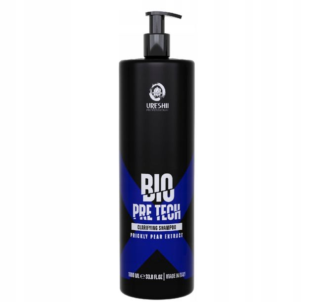Szampon Oczyszczający Włosy Przed Zabiegami Ureshii Bio Pre Tech 1000 ml