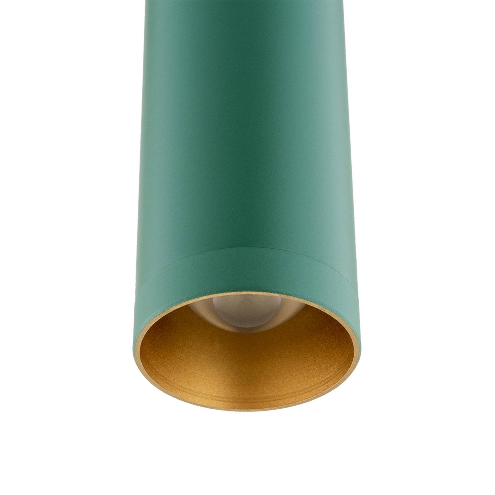 Argon Lampa wisząca LED Rulo, zielona, stal, 3000 K