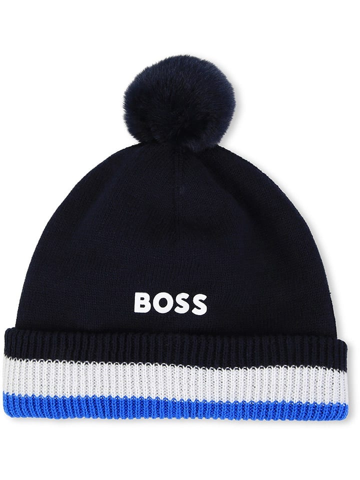 Hugo Boss Kids Czapka w kolorze granatowym