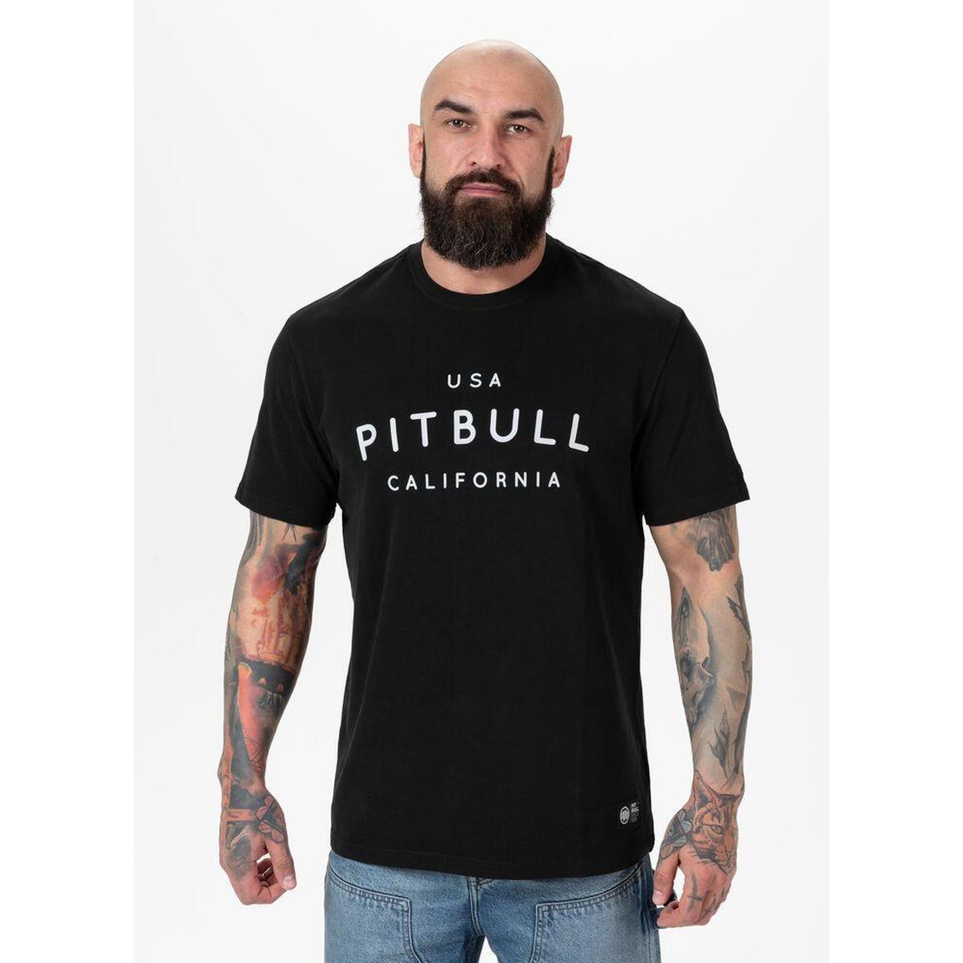 Koszulka Pit Bull Heavy Weight 210 Garment Washed USA Cal '24 - Czarna M