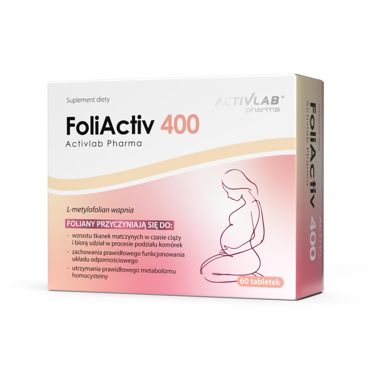 Activlab Pharma FoliActiv 400, 60 tabletek