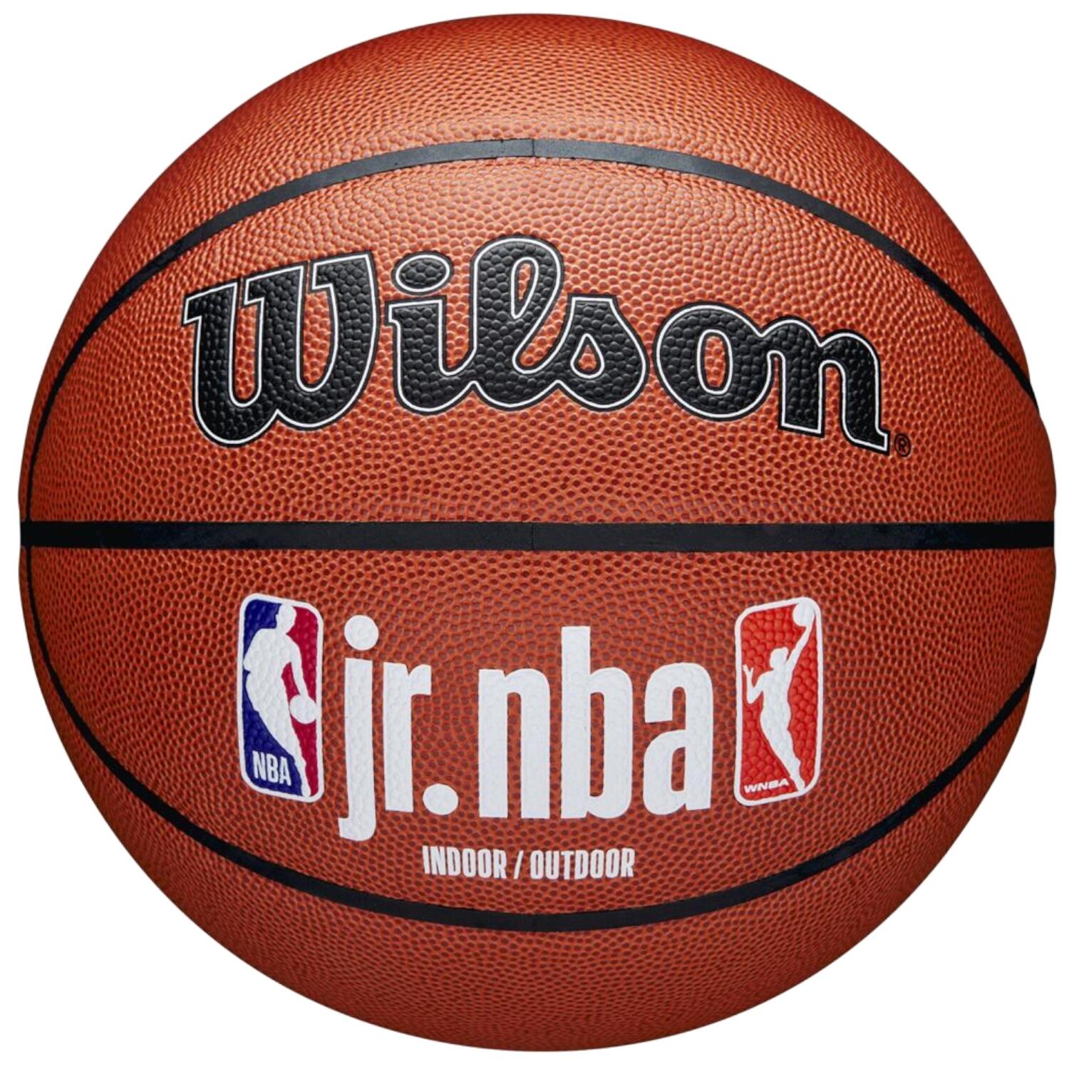 Piłka do koszykówki Wilson NBA JR Fam Logo Indoor Outdoor brown rozmiar 6