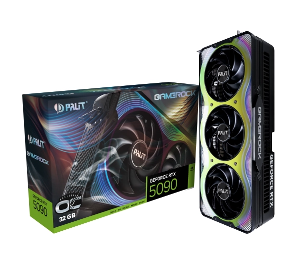 Palit GeForce RTX 5090 GameRock OC 32GB GDDR7 512bit DLSS 4 (NE75090S19R5-GB2020G)
