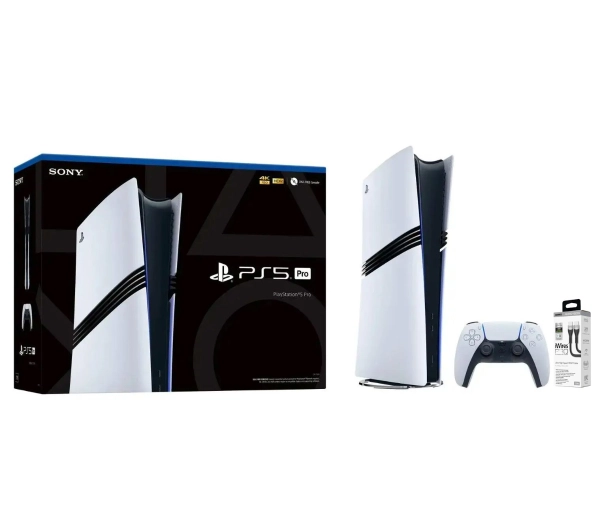 Sony PlayStation 5 Pro (PS5 2TB + kabel HDMI Techlink iWires Pro 711818 8K 1,8m)