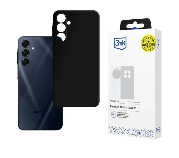 3mk Matt Case Pro do Galaxy A16 Czarny