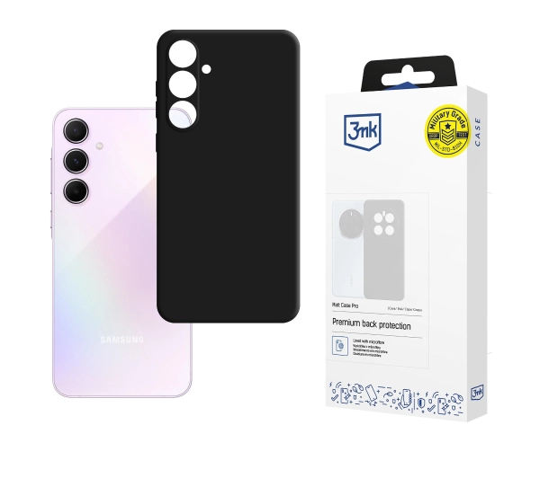 3mk Matt Case Pro do Galaxy A56 5G Czarny
