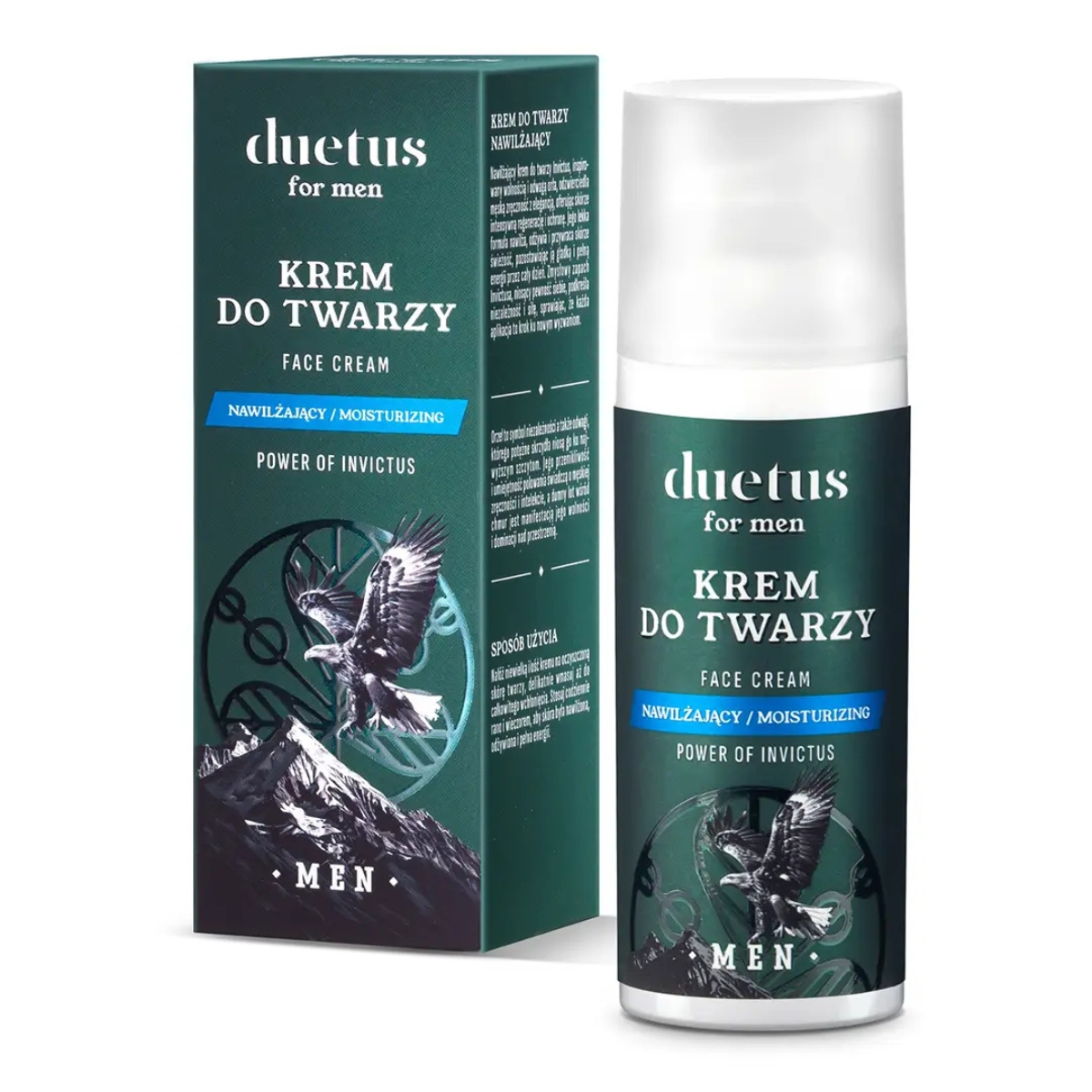 Duetus for Men - krem do twarzy nawilżający, 50 ml