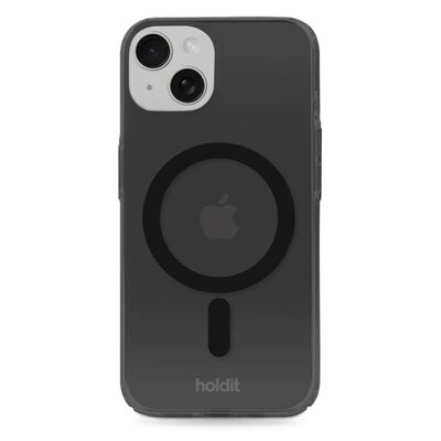 Etui HOLDIT MagSafe do Apple iPhone 13/14/15 Czarny transparentny