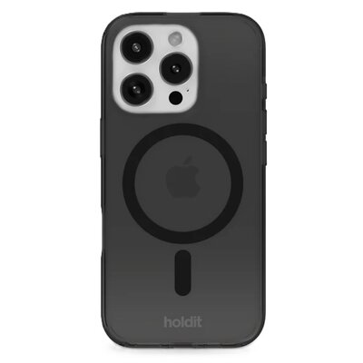 Etui HOLDIT MagSafe do Apple iPhone 16 Pro Czarny transparentny