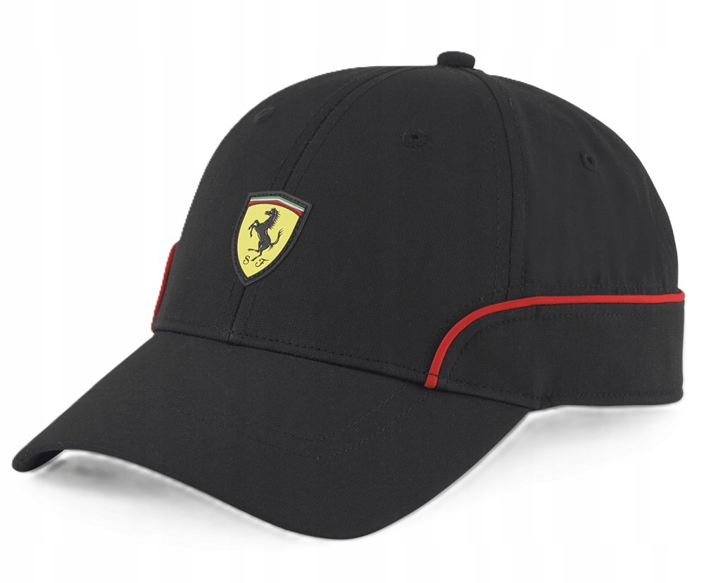 Czapka PUMA FERRARI RACE BB CAP SF z daszkiem bejsbolówka czarna
