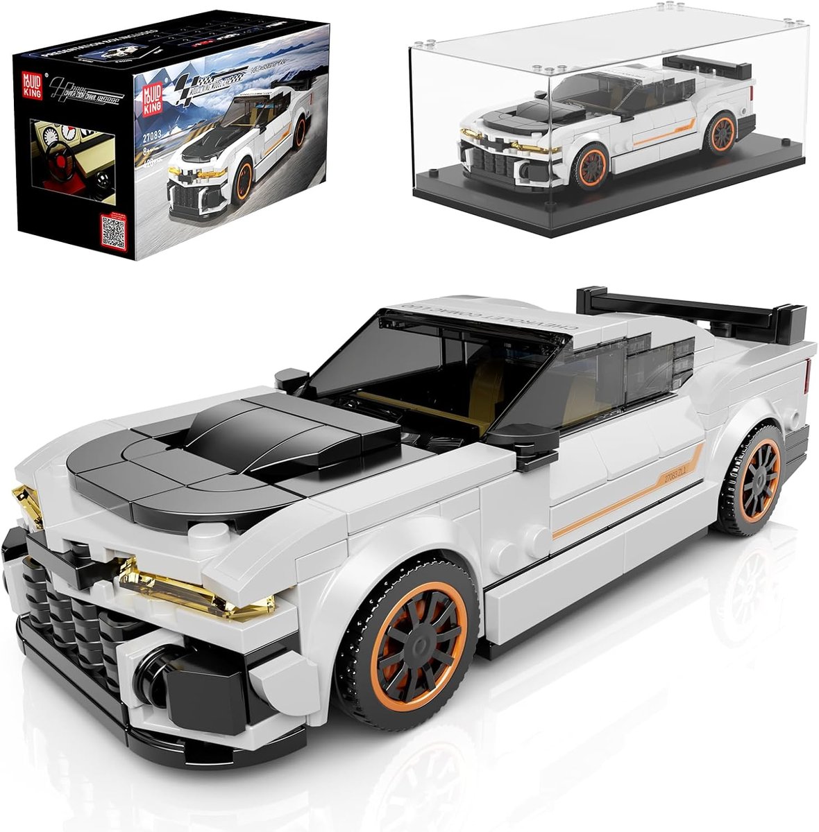 KLOCKI MOULD KING 27083 SAMOCHÓD CHEVROLET CAMARO 421 EL. + GABLOTA