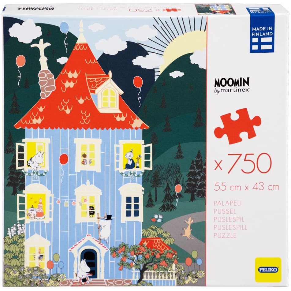 Puzzle MUMINKI 750 el. MOOMIN PELIKO DOLINA Muminków dla dzieci i DOROSŁYCH