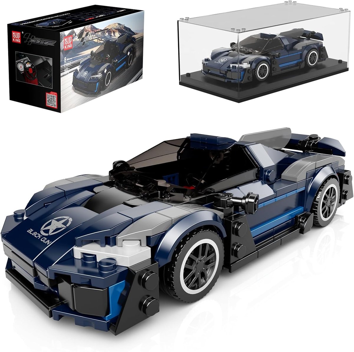 KLOCKI MOULD KING 27082 SAMOCHÓD MERCEDES AMG ONE 405 EL. + GABLOTA