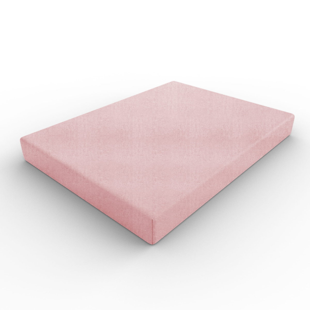 Spod Igły i Nitki Prześcieradło Frotte z gumką 180x200 cm pudrowe