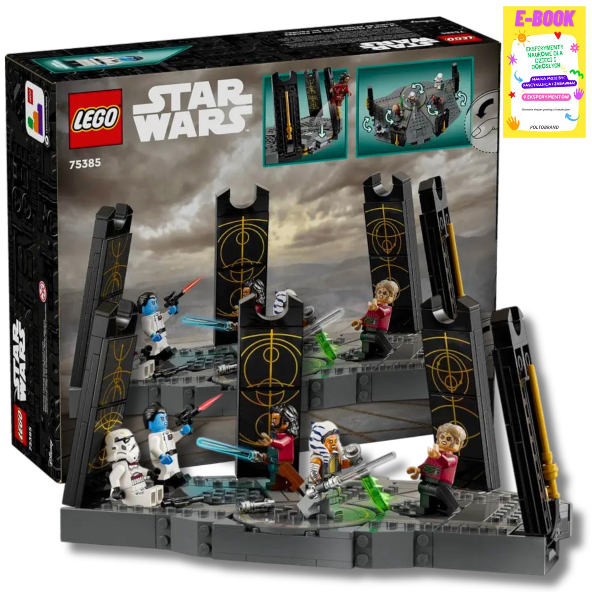 LEGO STAR WARS Pojedynek DUEL Ahsoki Tano na Peridei KLOCKI PREZENT 75385 + EBOOK