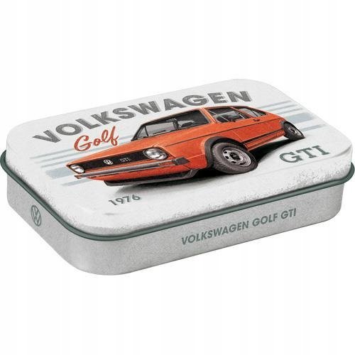 Miętówki XL VOLKSWAGEN GOLF GTI 1976 cukierki metalowe pudełko duże 40g