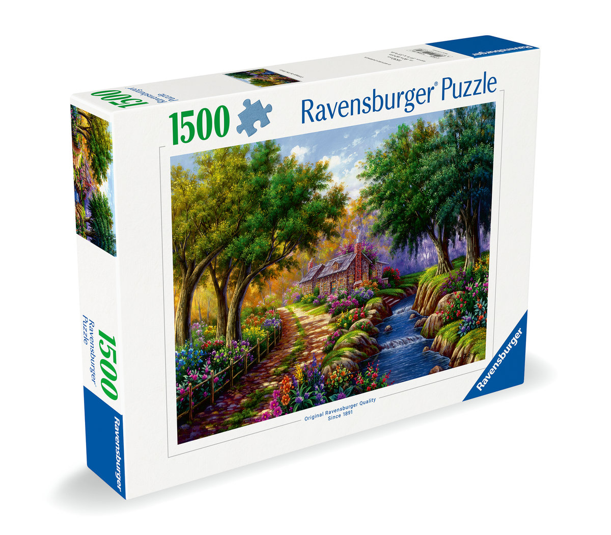 Puzzle 2D: Chatka nad rzeką 1500 elementów