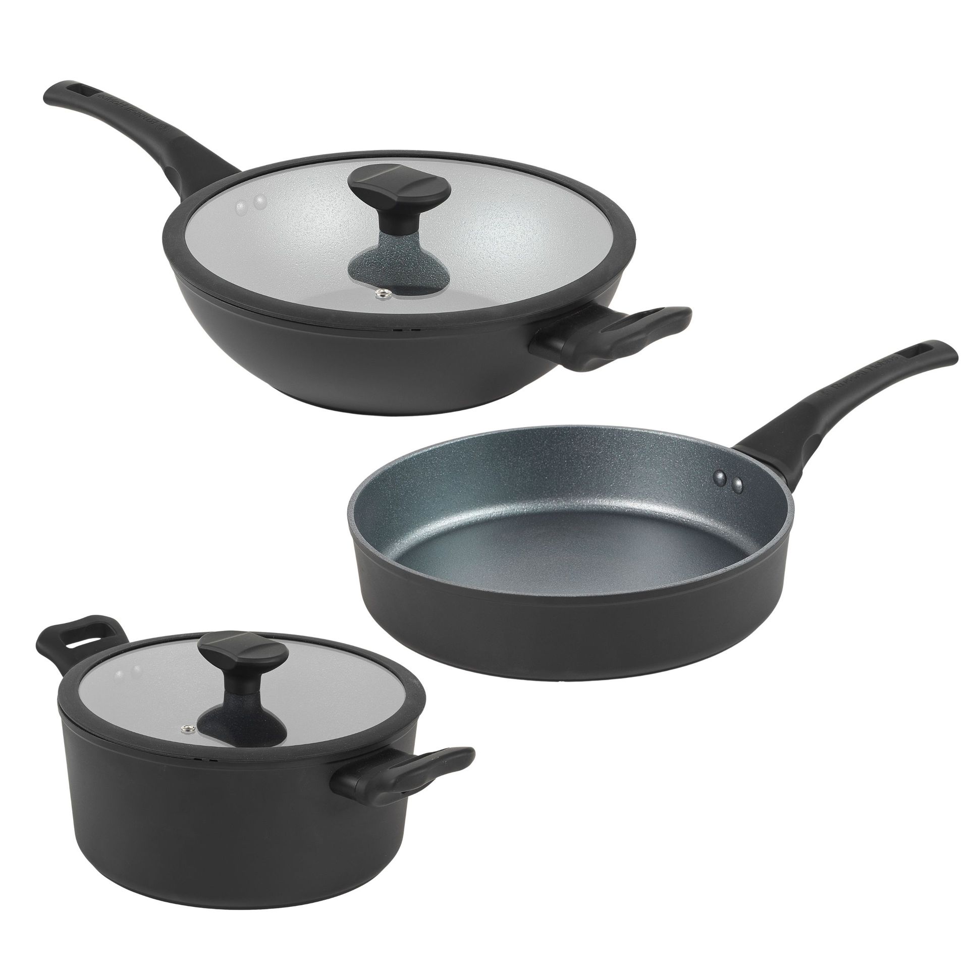 Zestaw patelnia, garnek i wok Russell Hobbs Crystaltech 5el