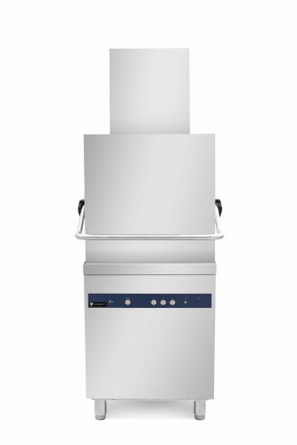 Zmywarka kapturowa z odzyskiem ciepła kosz 500x500 mm 3 cykle mycia 820x750x2012 mm 8,7 kW RQ102B-HR Resto Quality