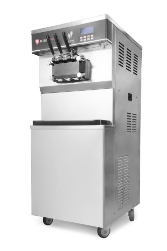 Maszyna do świderków maszyna do lodów amerykańskich 2x7 l 3,2 kW 400 V RQICM325S Resto Quality