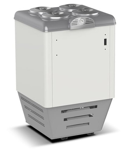 Dystrybutor do lodów 4+4 tuby DVN4 654x665x1030 mm Resto Quality