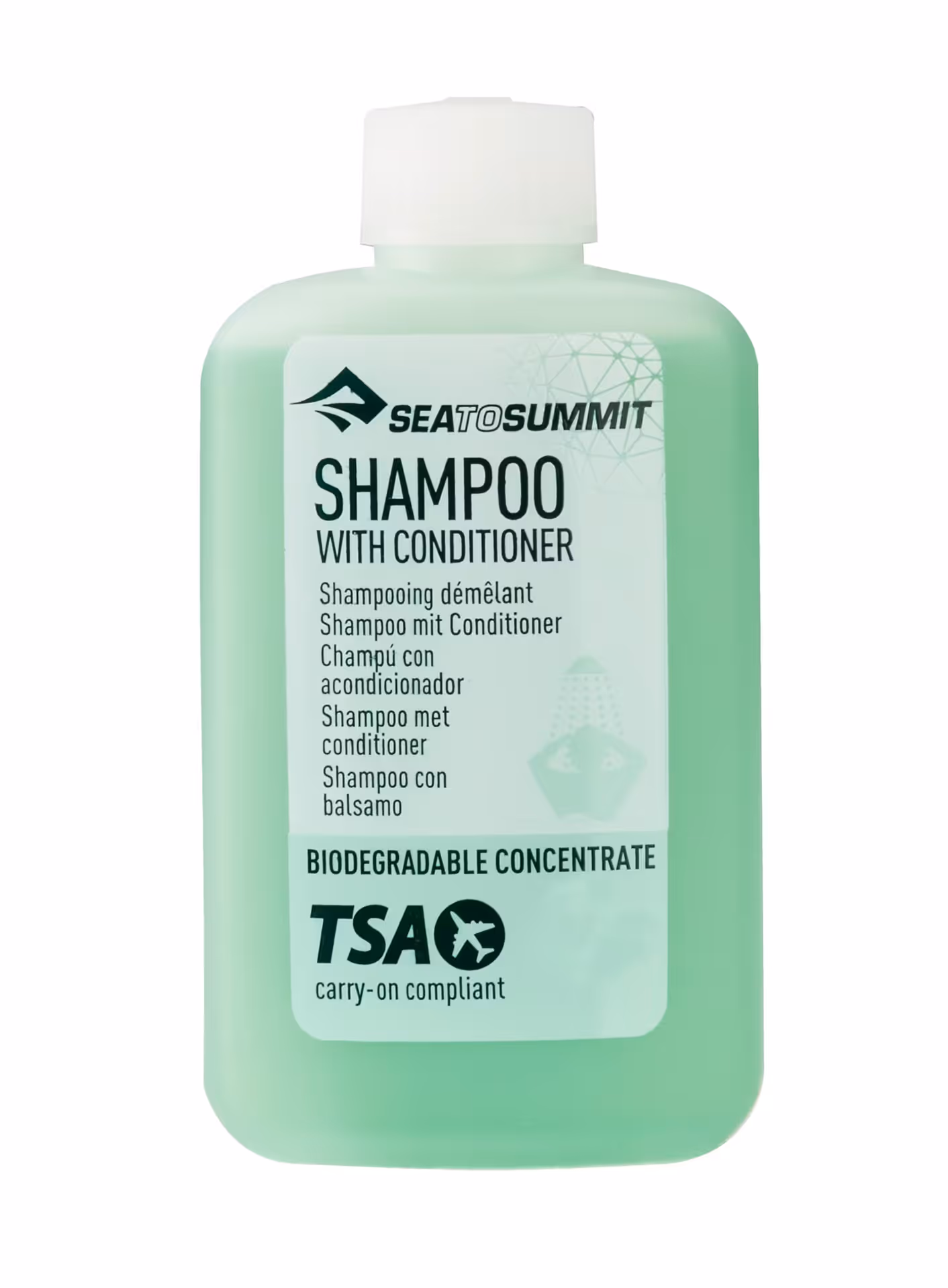 Szampon turystyczny Sea To Summit Trek & Travel Liquid Conditioning Shampoo 100 ml - sea mist green