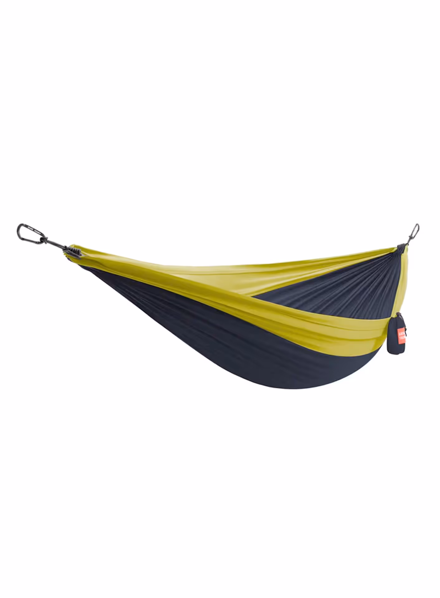 Hamak Grand Trunk Double Deluxe Parachute Nylon with Straps - collegiate navy/chartreuse