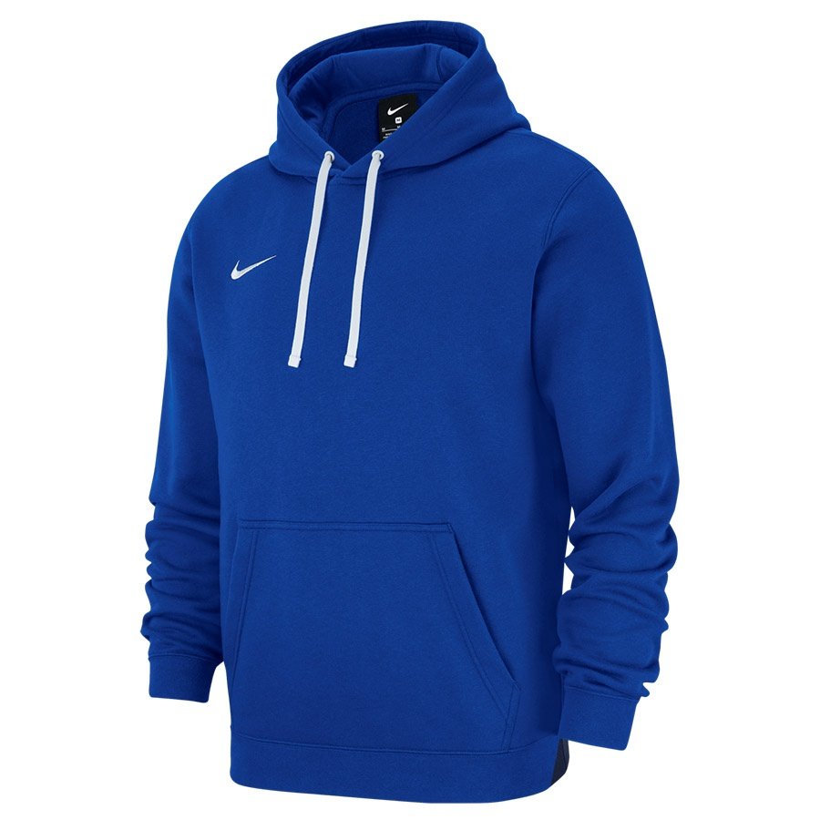 Nike, Bluza sportowa męska, Hoodie PO FLC TM Club 19, niebieski, rozmiar L