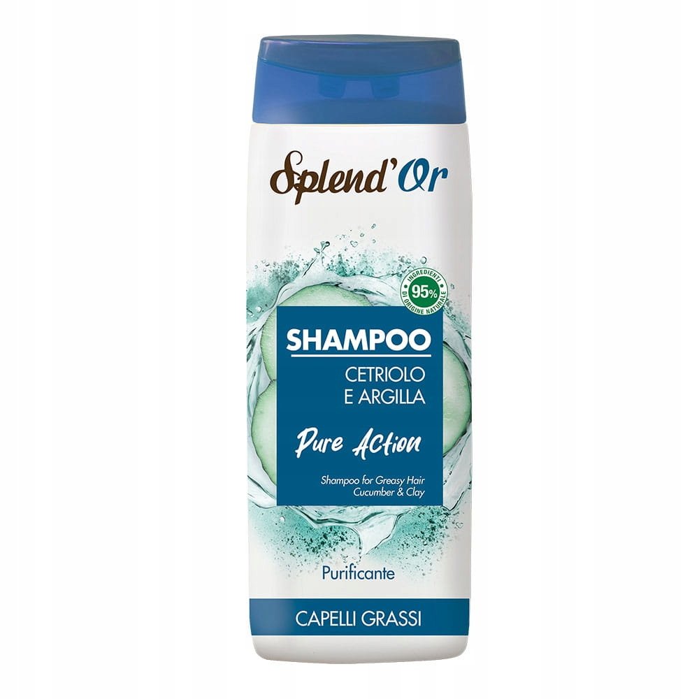 Splend'Or szampon do włosów Ogórek i Glinka 300ml