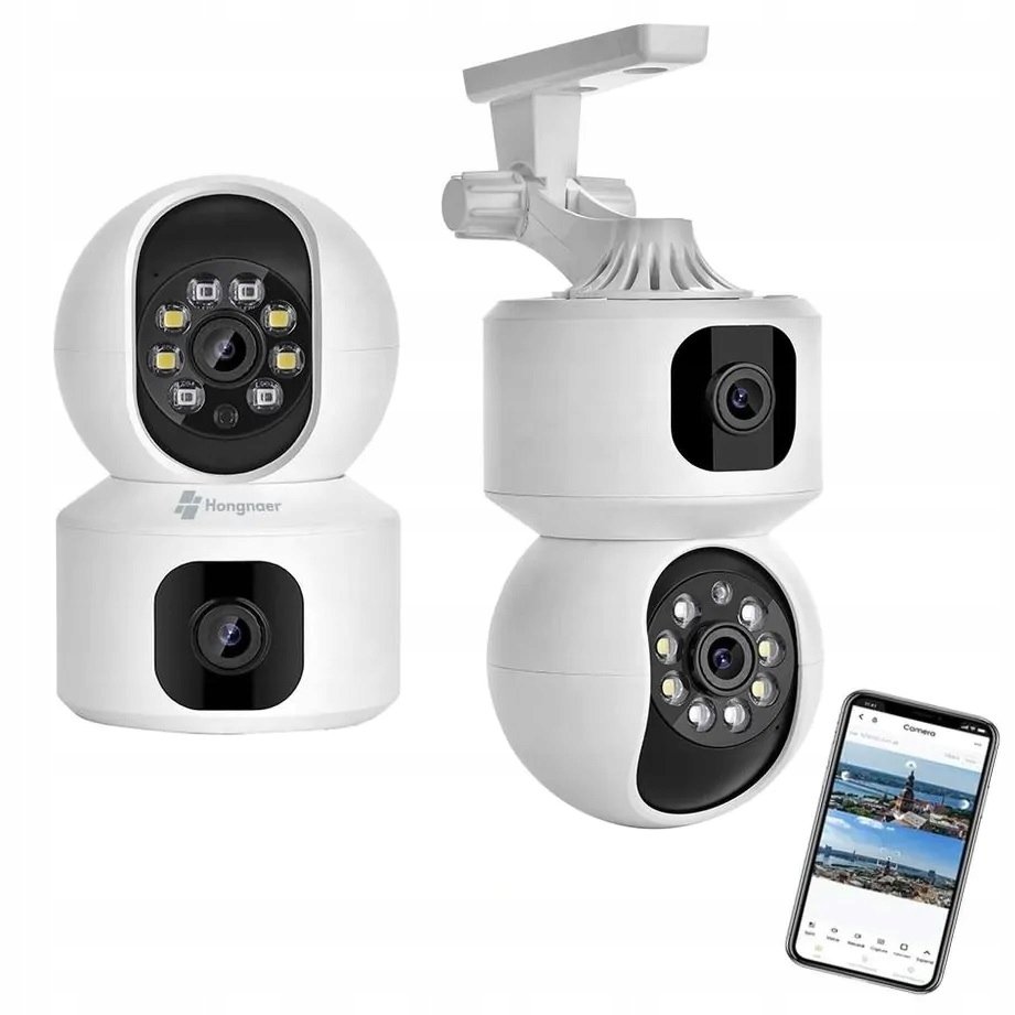 2x KAMERA NIANIA MONITORING DOMOWY Z PODGLĄDEM NA DZIECKO NIEMOWLAKA SMART