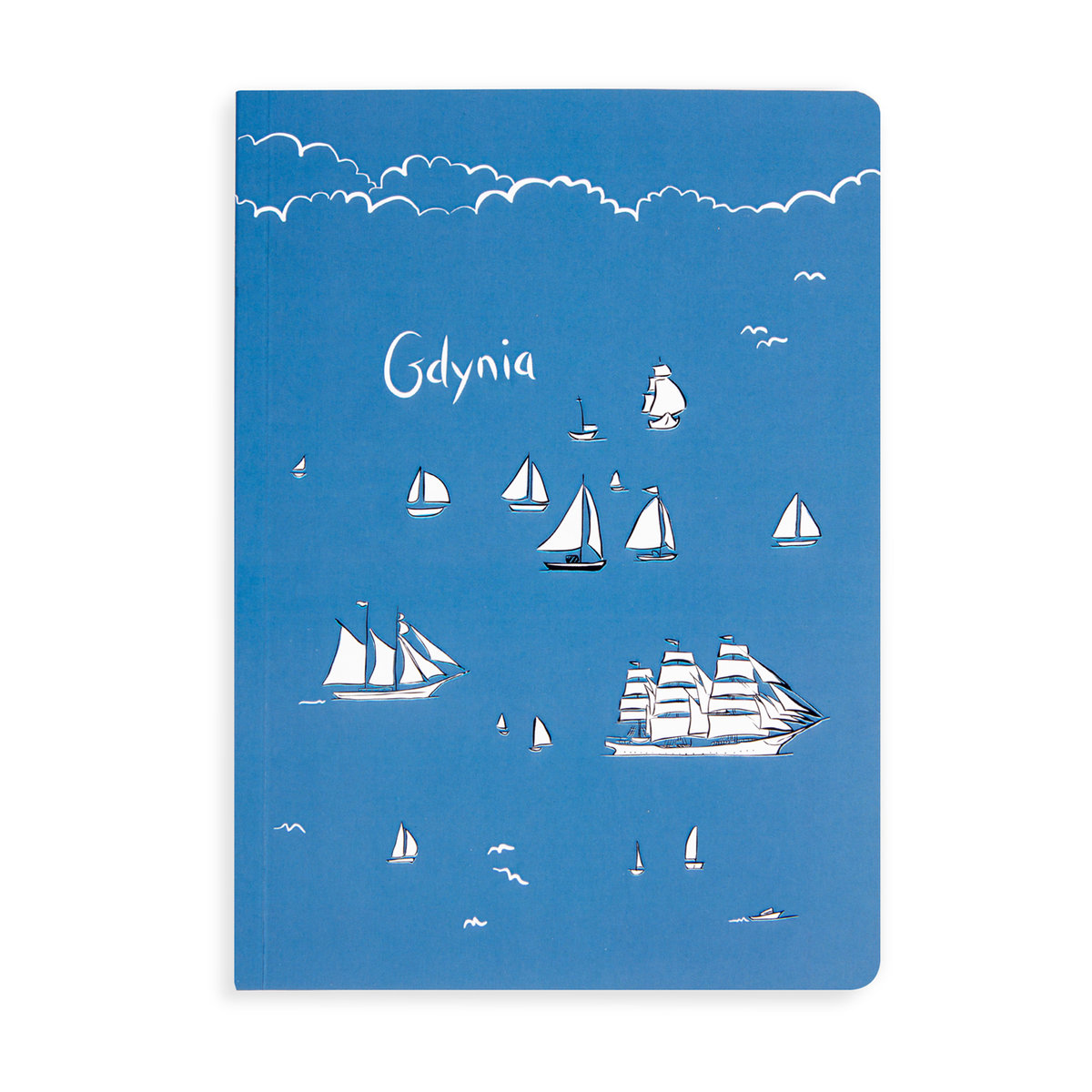Zeszyt A5 Gliniana Kura GDYNIA ŻAGLOWCE 60 kartek, kratka