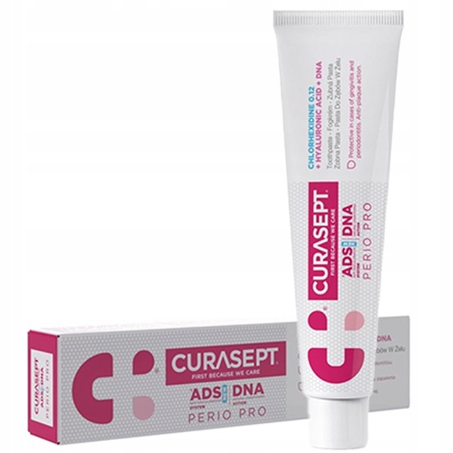Pasta Curasept Perio PRO z chlorheksydyną 0,12% i kwasem hialuronowym 75 ml