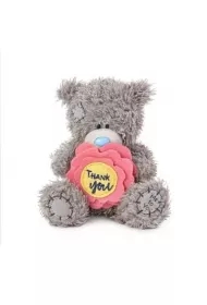 Miś - Thank you z kwiatkiem 11cm